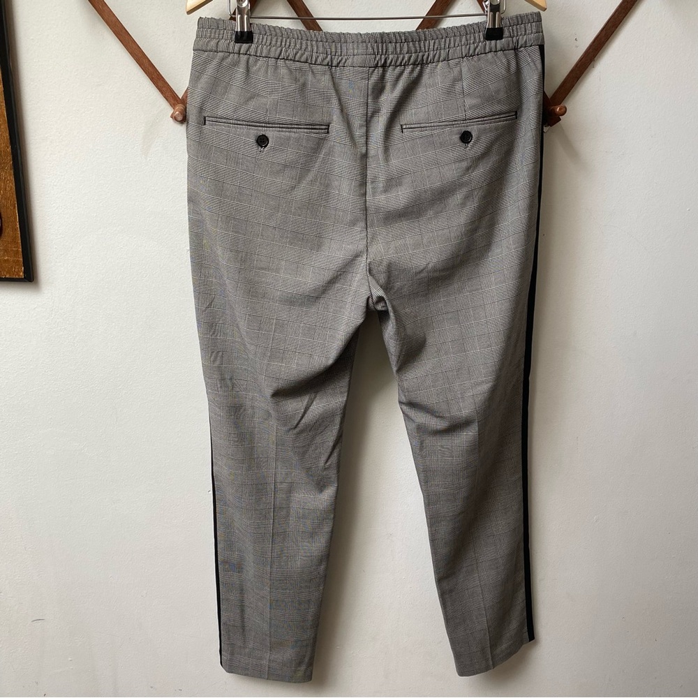 Houndstooth Plaid Skinny Fit Pants - Picture 7 of 12